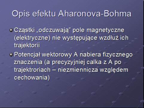 efekt Aharonova-Bohma