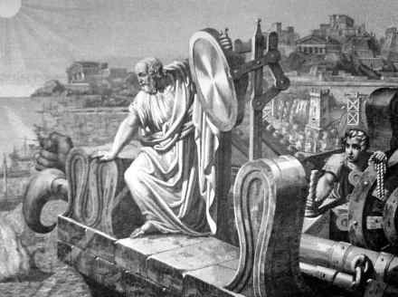 Archimedes - lustro paraboliczne