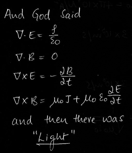 God Maxwell Equations