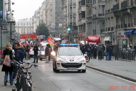 Paris CGT manifestacja