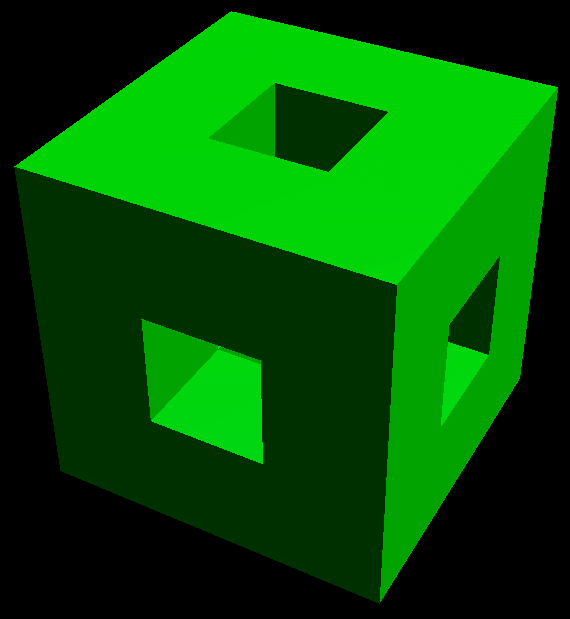 Menger cube 0